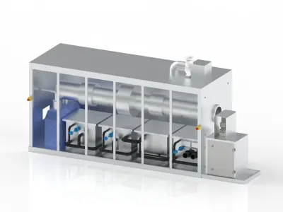 Detailed 3D Pickling Machine - Industrial Equipment Model 3D print model