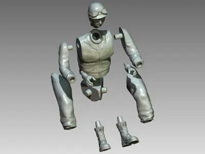 Fangio Racer 3D print model