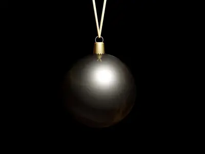 Christmas Ornaments Set Free low-poly 3D model