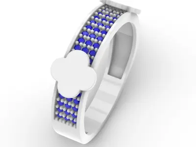 Jewelry Diamond Ring Model RG03 Free 3D print model