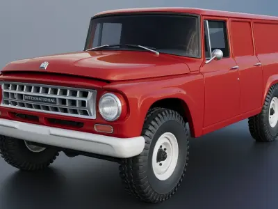 International Travelall  Panel 4x4 1964 3D print model