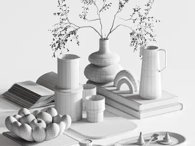 Decorative set14 3D model