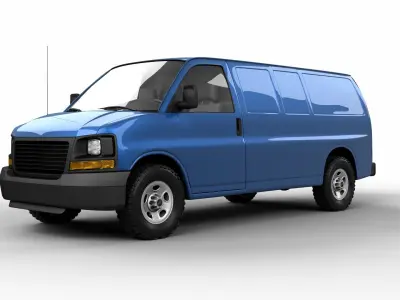American Van 3D model
