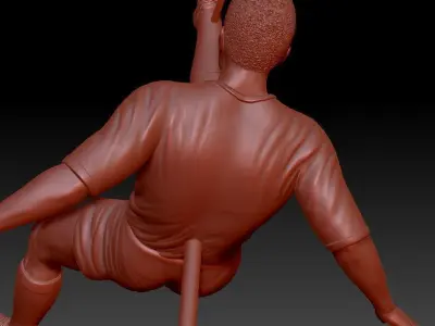 Pele Soccer Player 10 3D print model