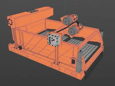SHALE SHAKER Low-poly 3D model