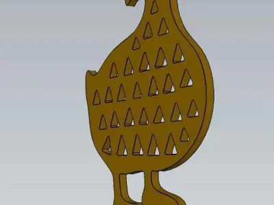 Wonderful Artificial Duck Home and Garden Outdoor Lawn Decor 3D model buy