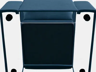 VIMLE Armchair 7 Low-poly 3D model