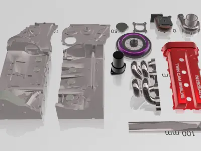 SR20 HQ Addon pack for RC 3D print model