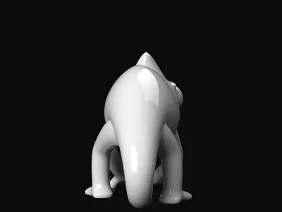 Chameleon 3D print model