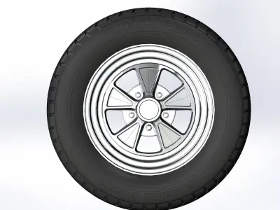 Custom wheels Legendary Wheels LW70 for your scale model 3D print model