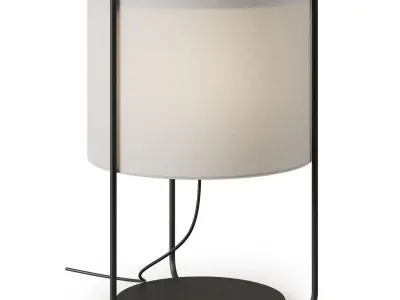 Table lamp Faro Barcelona DRUM 3D model
