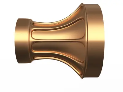 Column Capital Low-poly 3D model