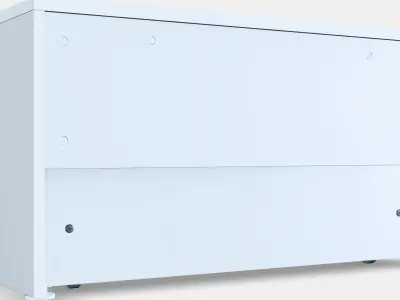 SMASTAD Bench with toy storage 4 Low-poly 3D model