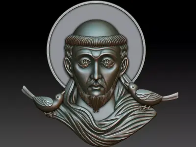Saint Francis of Assisi 3D print model
