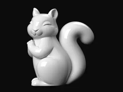Squirrel 3D print model