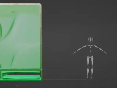 Sculpted Sign Multiple LODs Low-poly 3D model