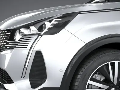 Peugeot 3008 2021 3D model