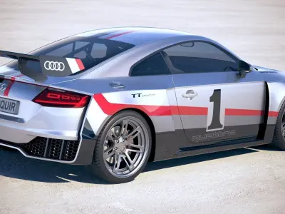 Audi TT RS Clubsport Turbo 2017 3D model