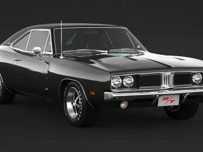 1969 Dodge Charger RT 3D model