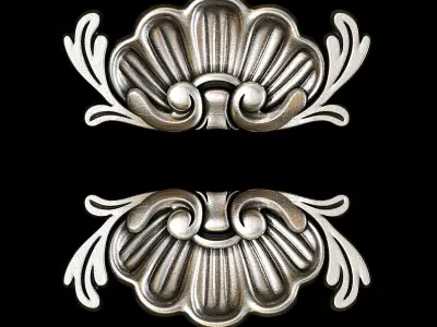 Classic carved 059 3D model
