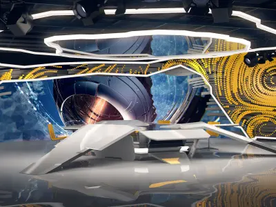 Virtual Studio 29 PBR Low-poly 3D model