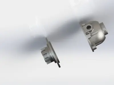 Truck Engine Transmission Block Free 3D model