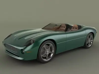Jaguar XK 180  Concept 3D model