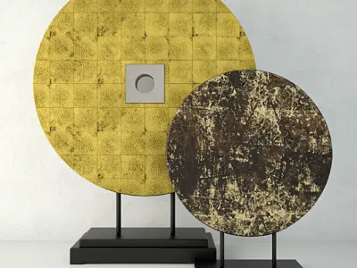 Medallions on Stand 3D model