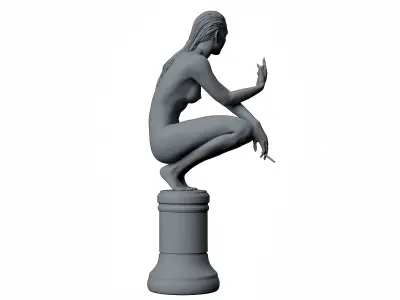 Girl Sculpture 3D print model