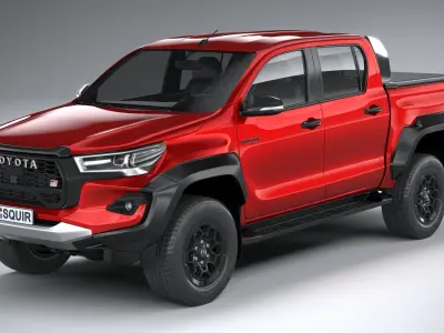 Toyota Hilux GR Sport 2 2024 3D model purchase