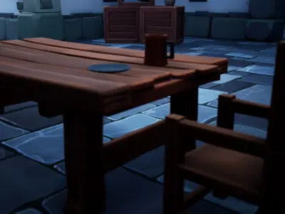Stylized Modular Dungeon for UE4 3D model