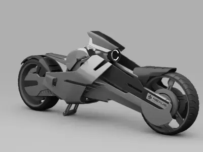 sci-fi scooter  3D model