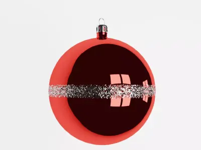 Vintage Christmas Tree Ball 3D model