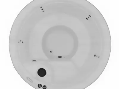 3D model of Hot Tub Jacuzzi Nordic Spas Sport All-In-110V Low-poly 3D model