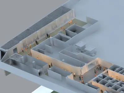 BIM Smart Construction Site 3D model