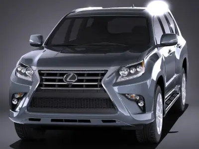 Lexus GX 460 2016 VRAY 3D model