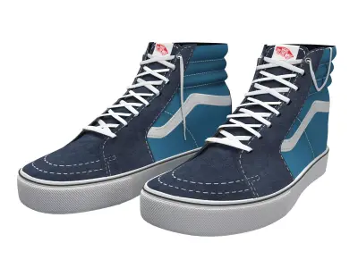 Shoe Model vans 3D model