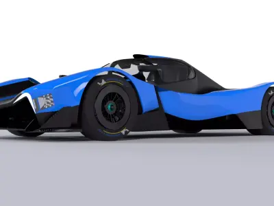 Hypercar Concept 001 3D model