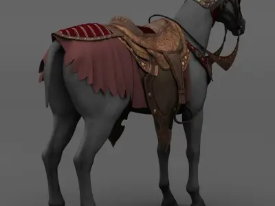 War horse 3D model