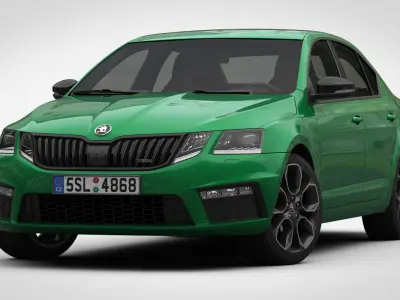 Skoda Octavia RS 2017 3D model