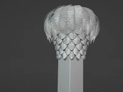 Sheikh Zayed Column 3D model