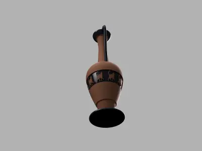 Antique Greek Vase Collection 3D STL Amphora  3D print model