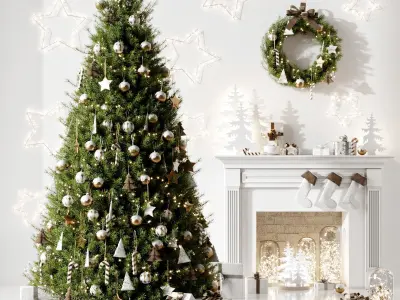 Christmas Set 2 3D Model Collection