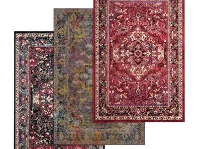 Rug Set 2047 3D model