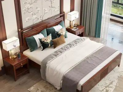 Chinese residential indoor 3D model