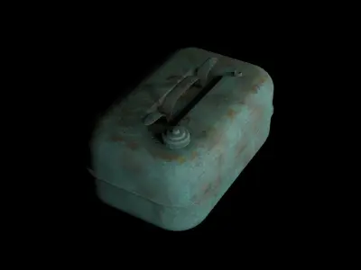 Canister Low-poly 3D model