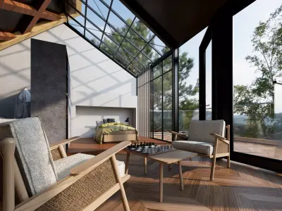 3D model of the bathroom 3D model