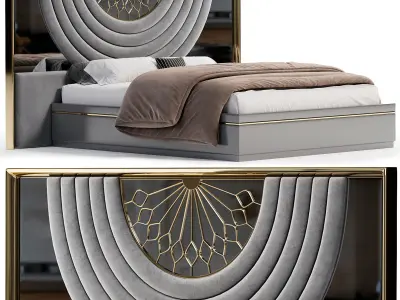 Torento Bed By Evgor Luxury 3D model
