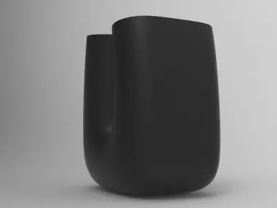 U Stool Low-poly 3D model