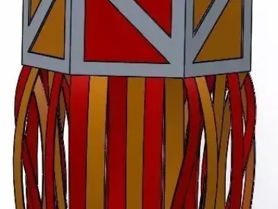 Diwali Lantern reference model Free 3D model